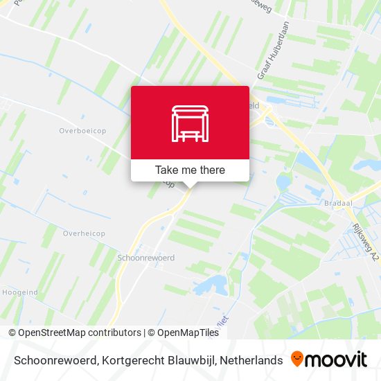 Schoonrewoerd, Kortgerecht Blauwbijl map