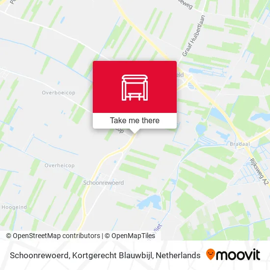 Schoonrewoerd, Kortgerecht Blauwbijl map