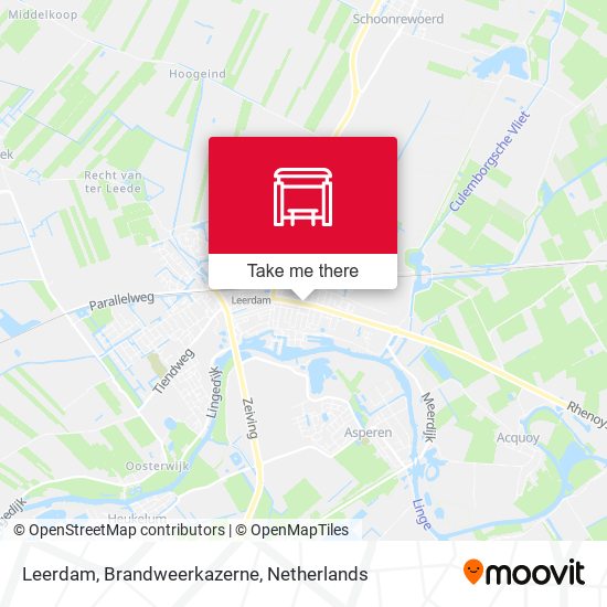 Leerdam, Brandweerkazerne map