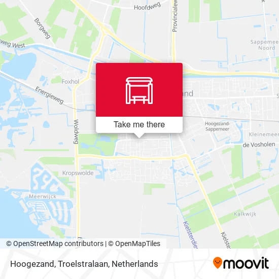 Hoogezand, Troelstralaan map