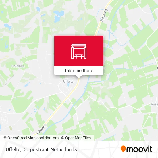 Uffelte, Dorpsstraat map