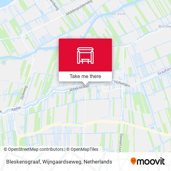 Bleskensgraaf, Wijngaardseweg map