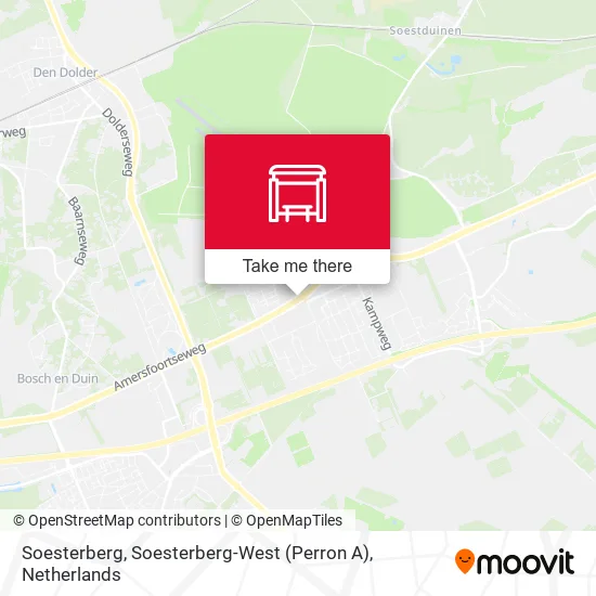 Soesterberg, Soesterberg-West (Perron A) map