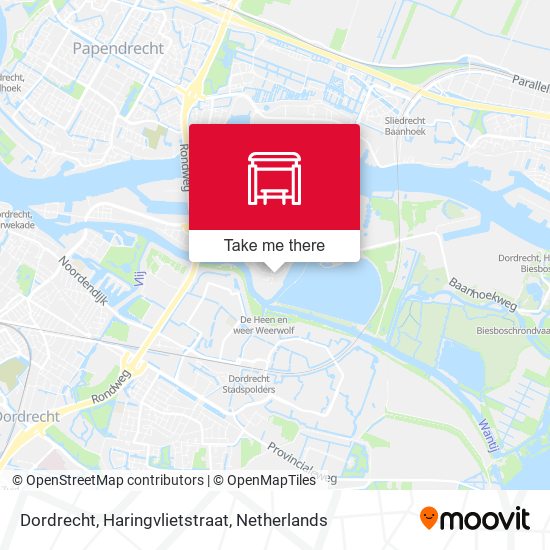 Dordrecht, Haringvlietstraat map