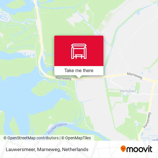 Lauwersmeer, Marneweg map