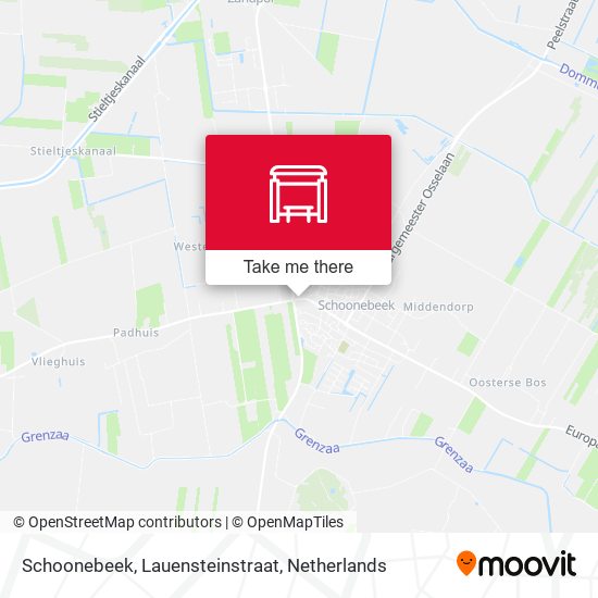 Schoonebeek, Lauensteinstraat map