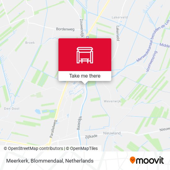 Meerkerk, Blommendaal map