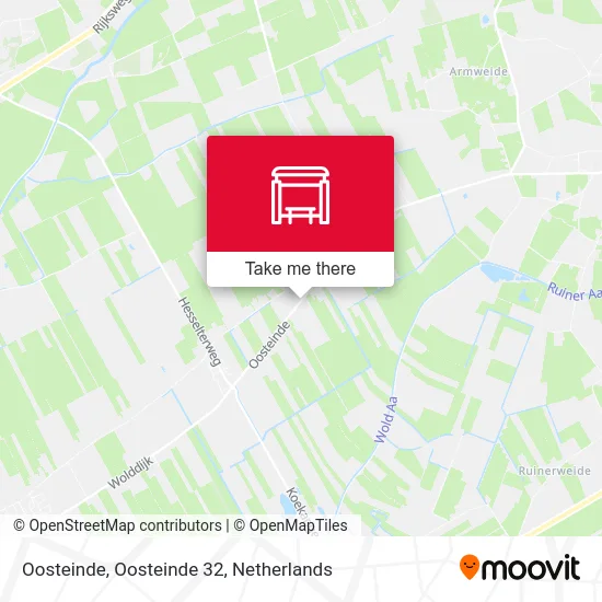 Oosteinde, Oosteinde 32 map