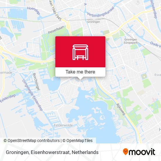 Groningen, Eisenhowerstraat map
