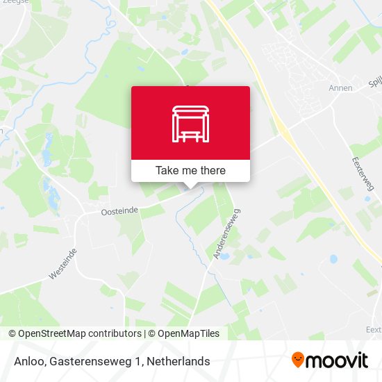 Anloo, Gasterenseweg 1 map