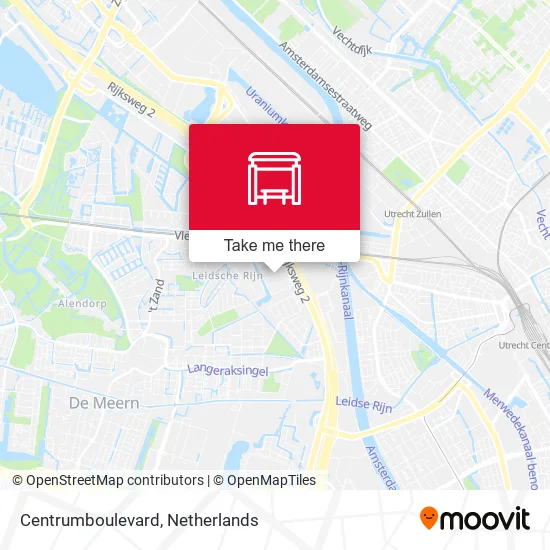 Centrumboulevard map