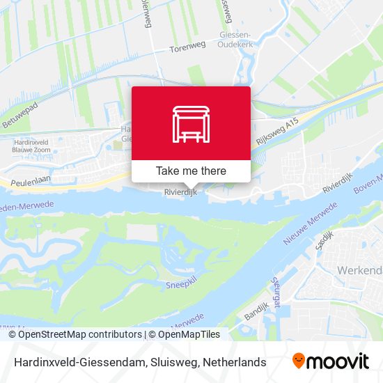 Hardinxveld-Giessendam, Sluisweg map