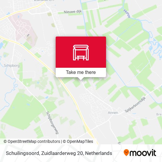 Schuilingsoord, Zuidlaarderweg 20 map