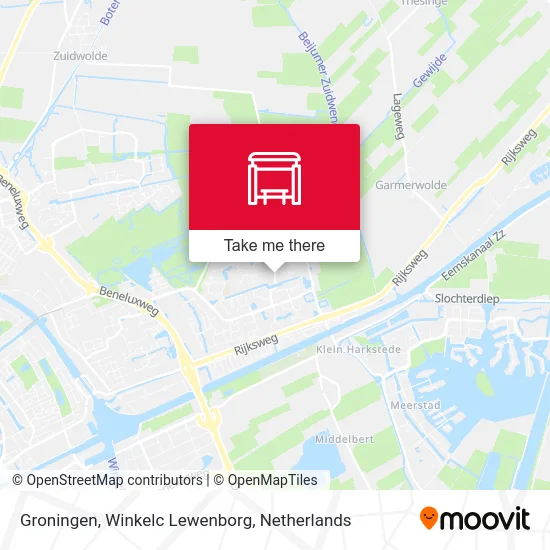 Groningen, Winkelc Lewenborg map