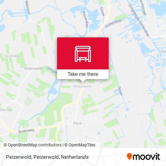 Peizerwold, Peizerwold map