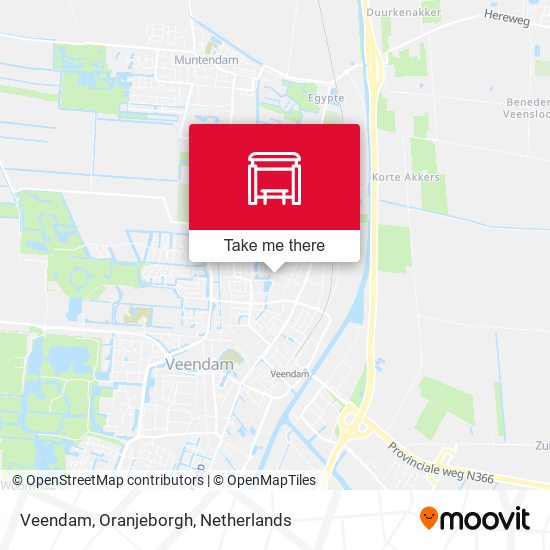 Veendam, Oranjeborgh map