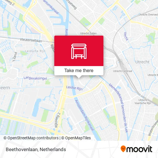 Beethovenlaan map