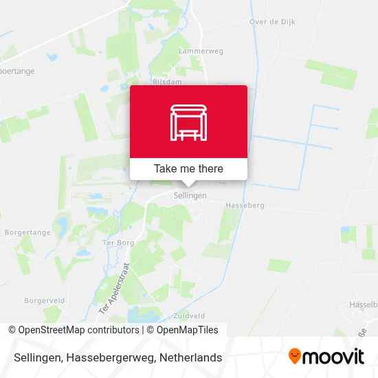 Sellingen, Hassebergerweg map