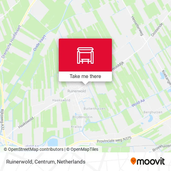Ruinerwold, Centrum map
