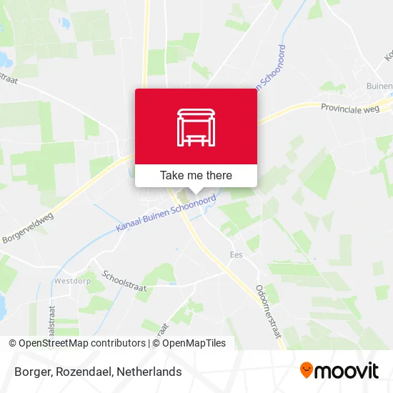 Borger, Rozendael map