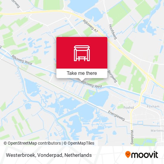 Westerbroek, Vonderpad Karte