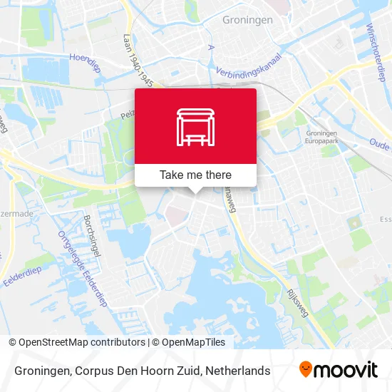 Groningen, Corpus Den Hoorn Zuid map