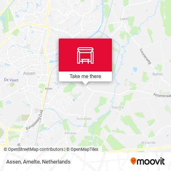 Assen, Amelte map