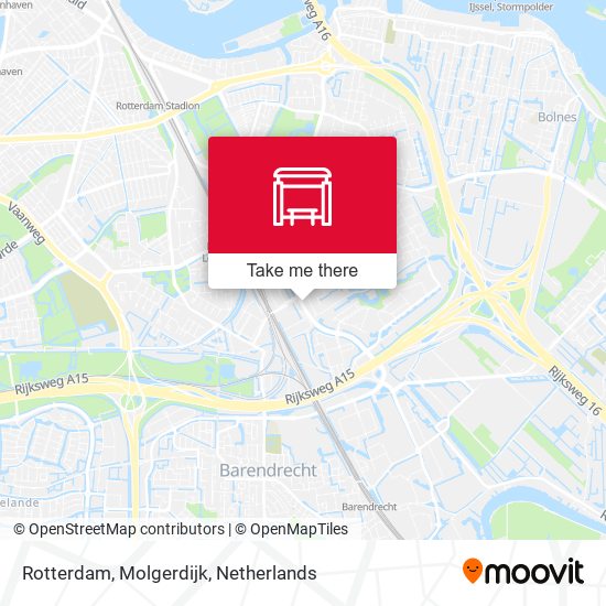 Rotterdam, Molgerdijk map