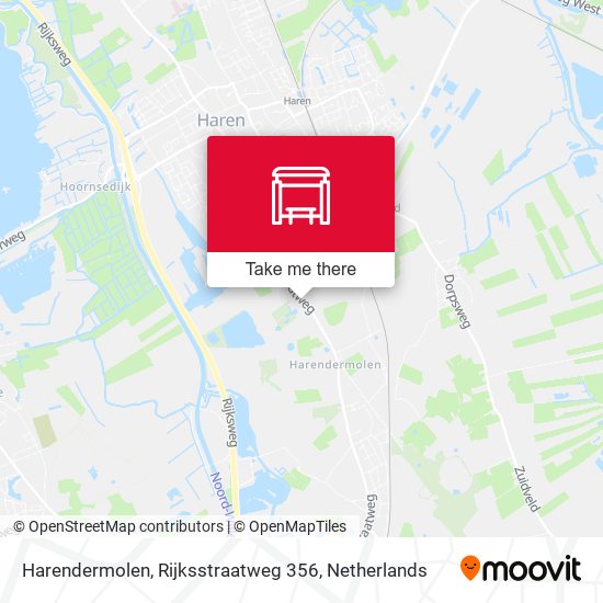 Harendermolen, Rijksstraatweg 356 map