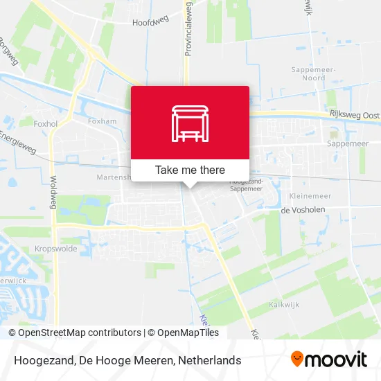 Hoogezand, De Hooge Meeren map
