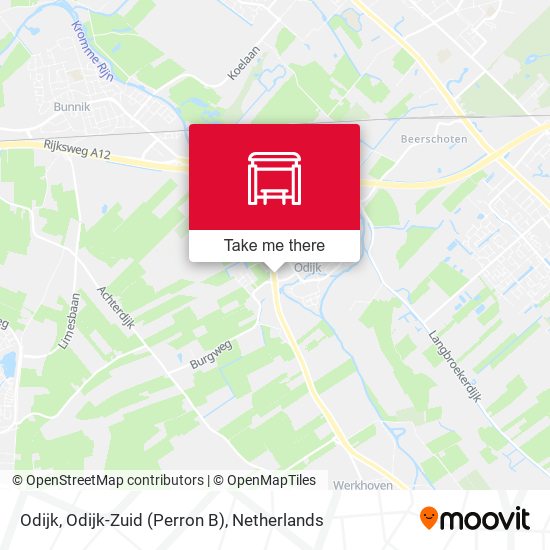 Odijk, Odijk-Zuid (Perron B) map