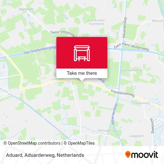 Aduard, Aduarderweg map