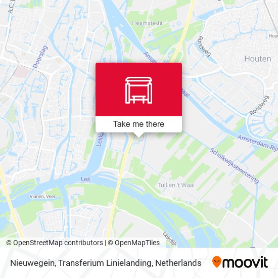 Nieuwegein, Transferium Linielanding map