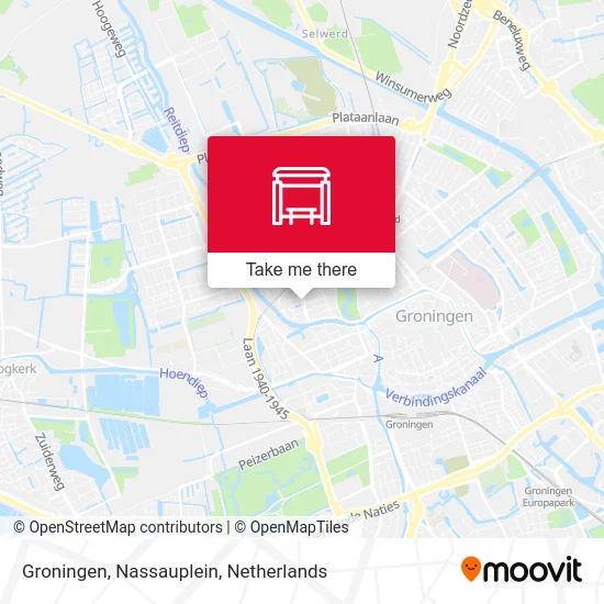 Groningen, Nassauplein map