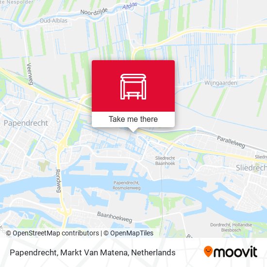 Papendrecht, Markt Van Matena map