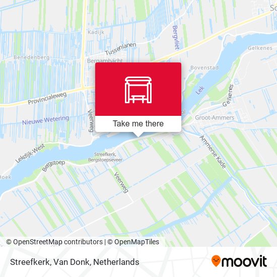 Streefkerk, Van Donk map