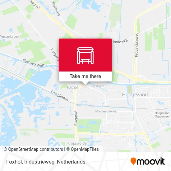 Foxhol, Industrieweg map