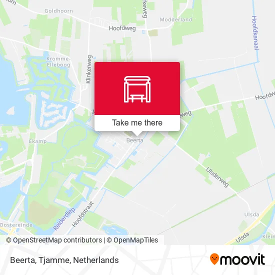 Beerta, Tjamme map