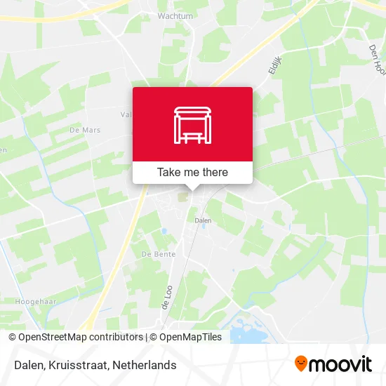 Dalen, Kruisstraat map