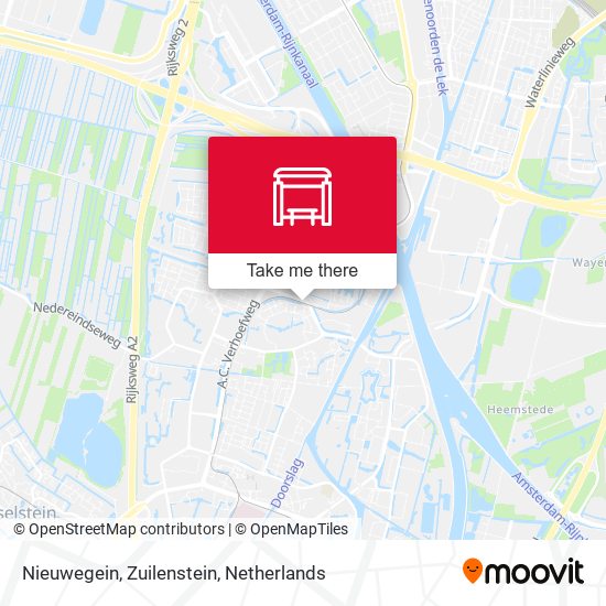 Nieuwegein, Zuilenstein map