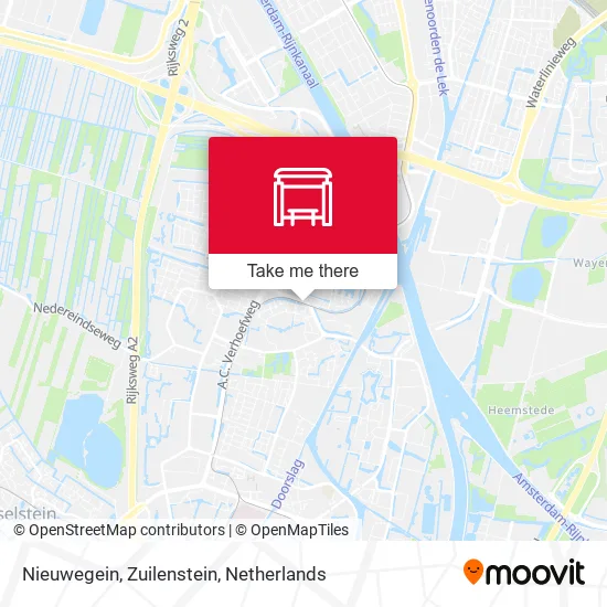 Nieuwegein, Zuilenstein map