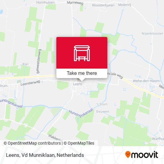 Leens, Vd Munniklaan map