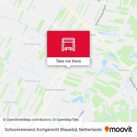 Schoonrewoerd, Kortgerecht Blauwbijl map