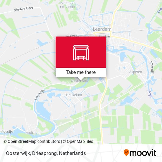 Oosterwijk, Driesprong map