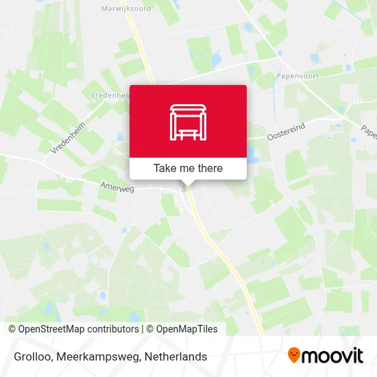 Grolloo, Meerkampsweg map