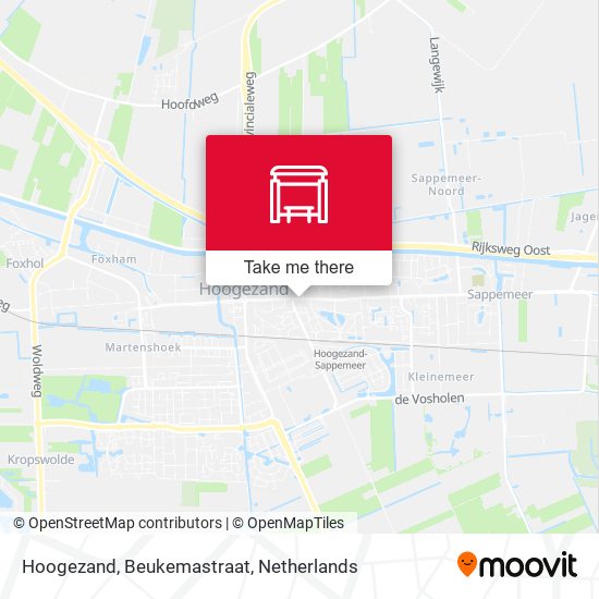 Hoogezand, Beukemastraat map