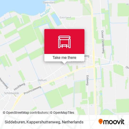 Siddeburen, Kappershuttenweg map