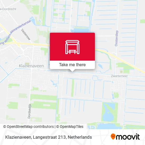 Klazienaveen, Langestraat 213 map