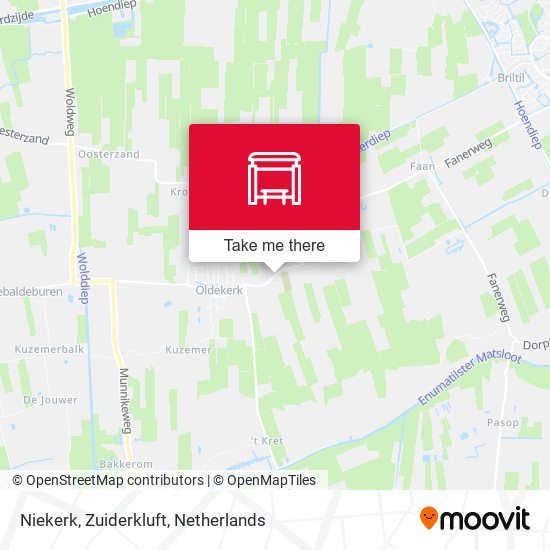 Niekerk, Zuiderkluft map
