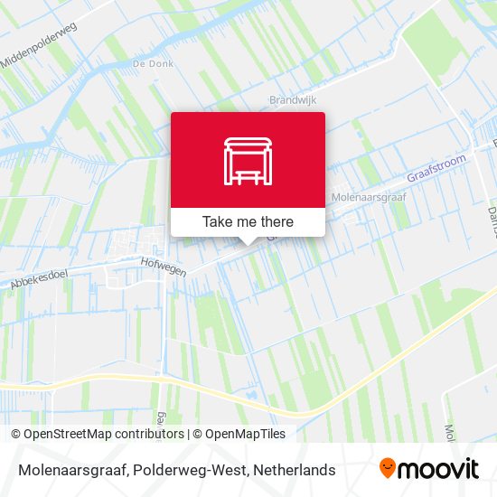 Molenaarsgraaf, Polderweg-West map